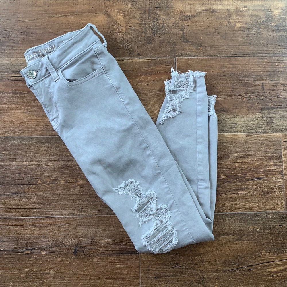 American Eagle Distressed Jeggings